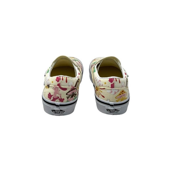 VANS Classic Slip On Sneakers Women's Size Skate Canvas White Shoes VN000BVZFRL - Picture 7 of 9